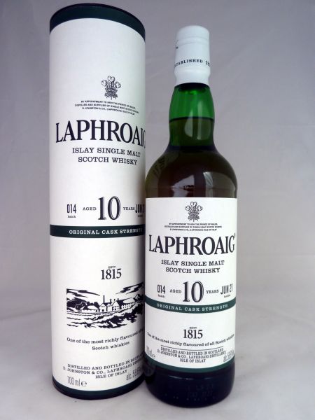 Laphroaig 10 Jahre Cask Strength Batch 014
